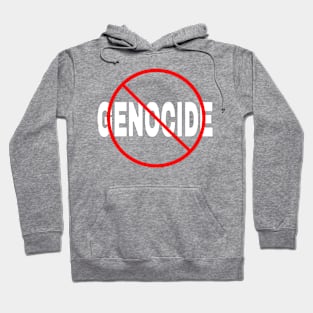 🚫 GENOCIDE - Back Hoodie